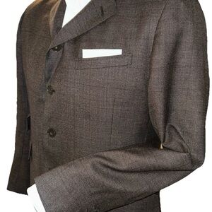 RRL DOUBLE RL RALPH LAUREN BROWN PLAID BLAZER $2750 Sport Jacket Sz 44R Worn 1x